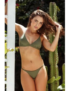 Biquini Estrela verde musgo