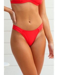 Calcinha fio duplo vermelha